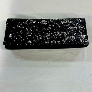 EUC Charming Charlie Black Sequin Evening Bag